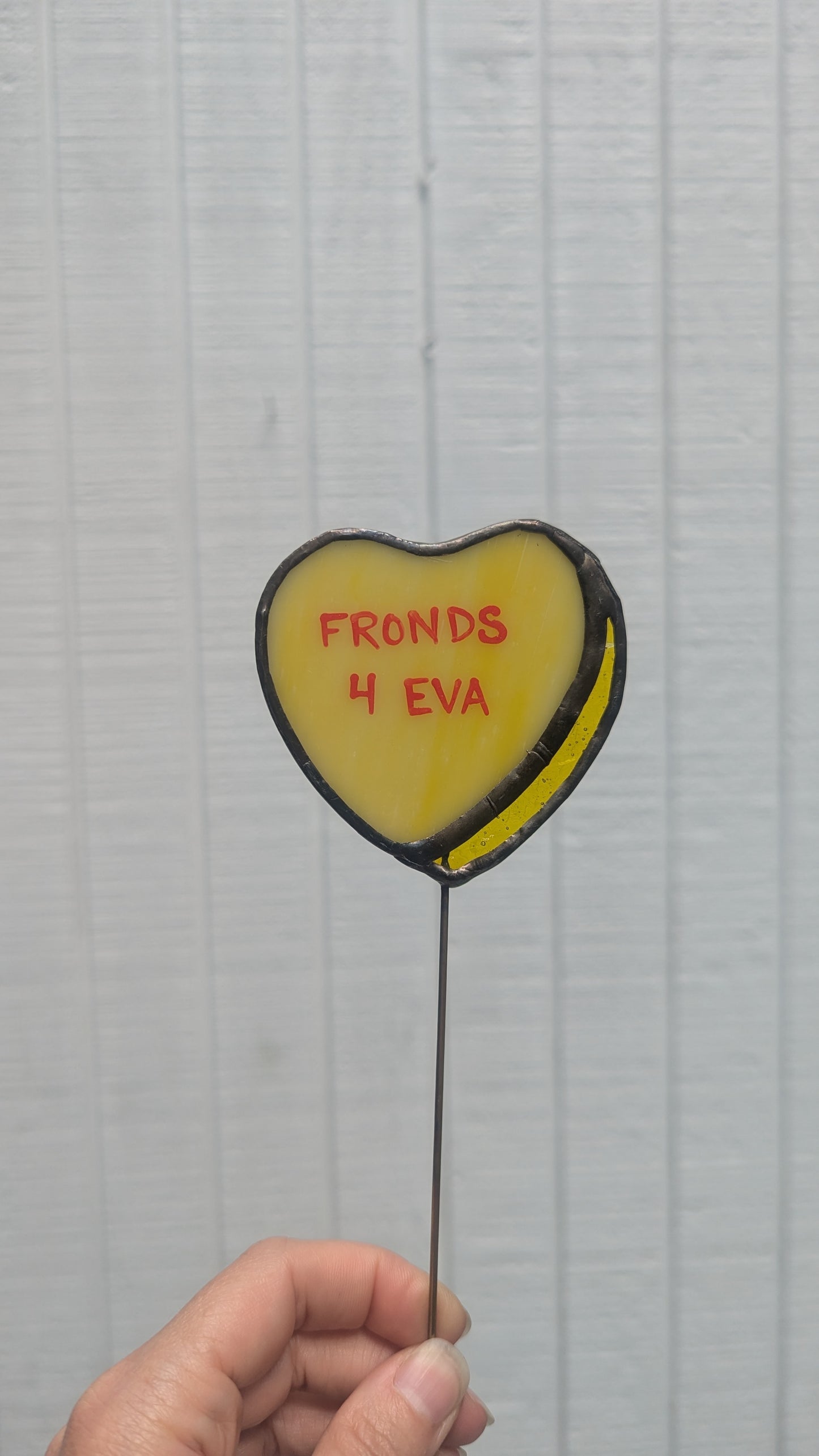 Conversation Heart Plant Stakes