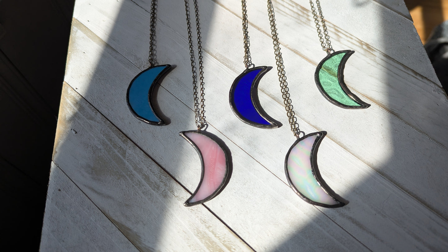 Large Moon Necklaces