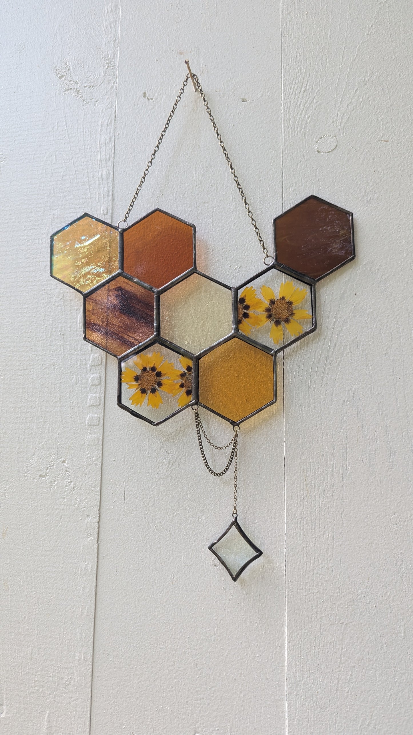 Pressed Flower Honeycomb