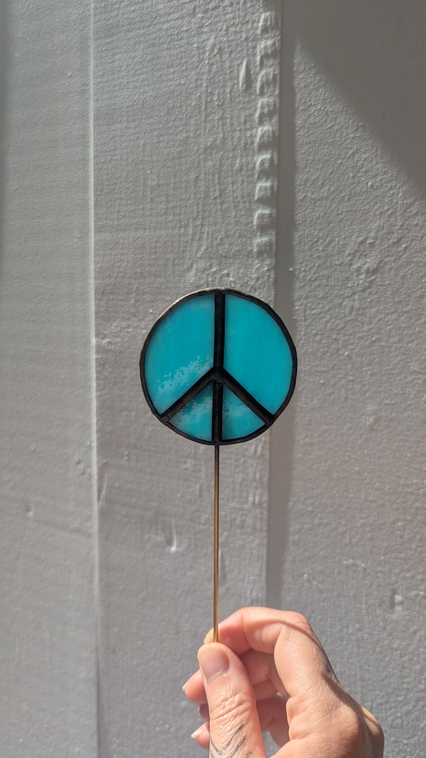 Peace Sign Plant Stakes