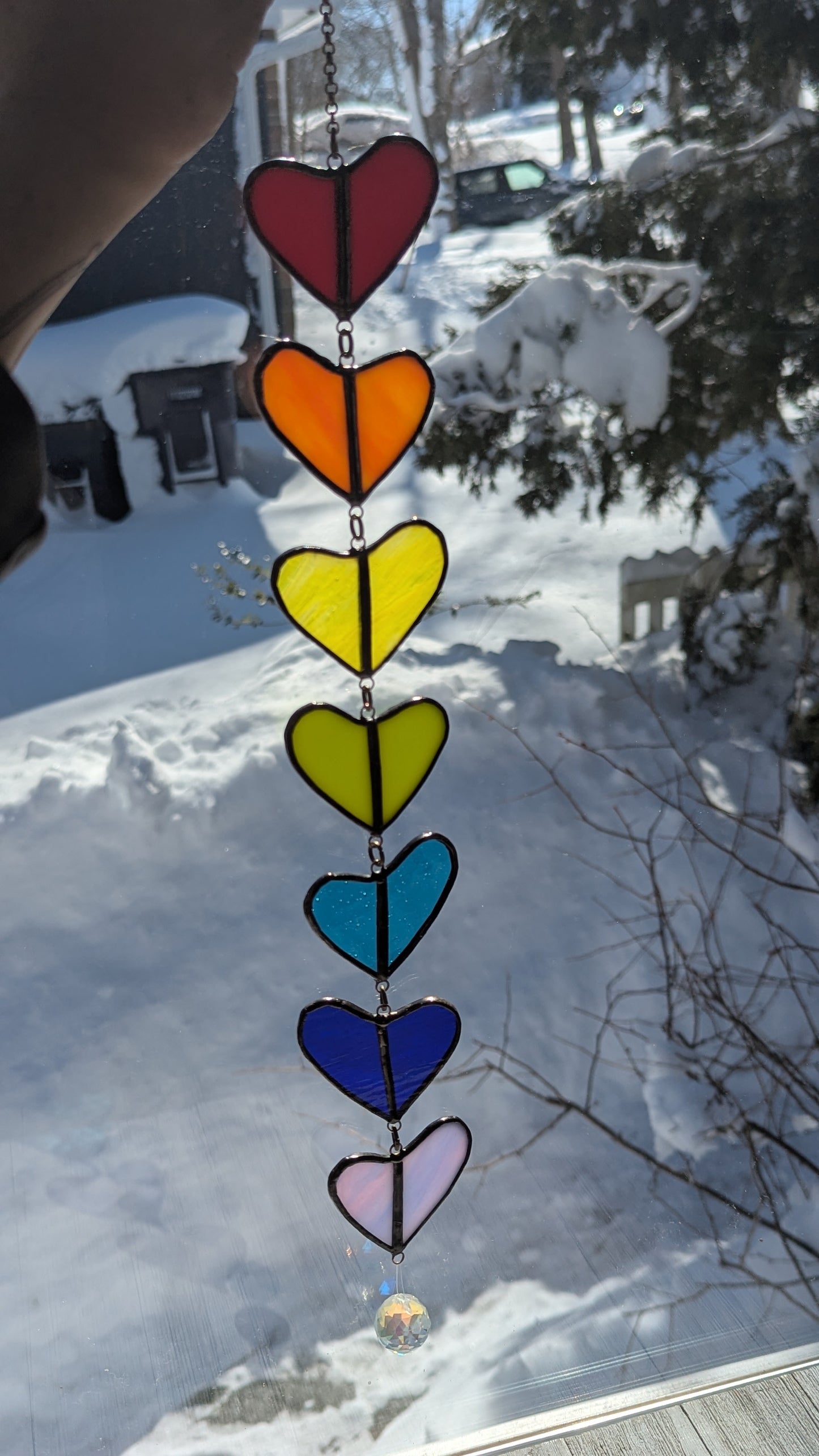 Heart Rainbow Braid