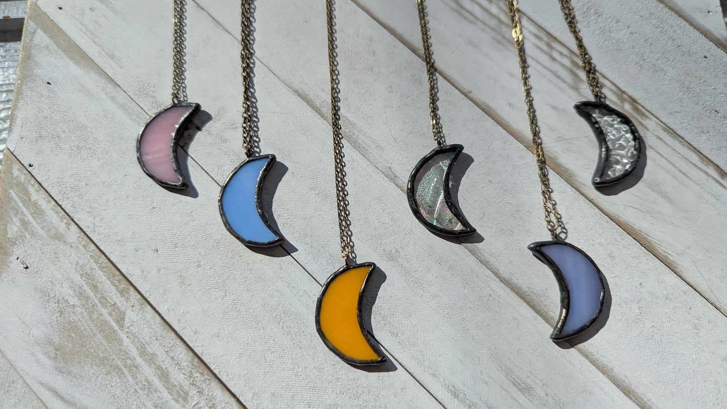 Small Moon Necklaces