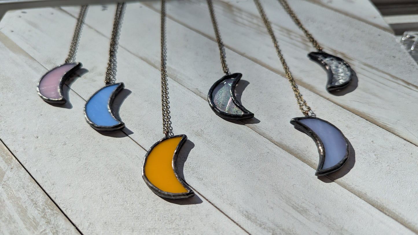 Small Moon Necklaces