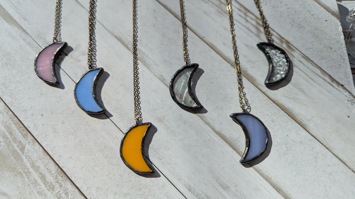 Small Moon Necklaces