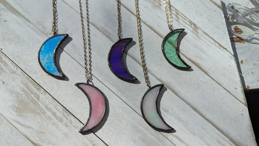 Large Moon Necklaces