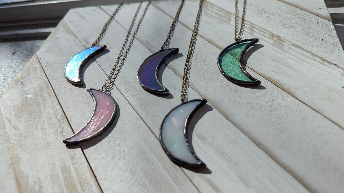 Large Moon Necklaces